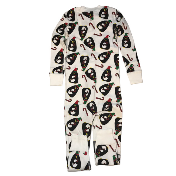 NWT Hanna Andersson 100% Organic Cotton Christmas Penguin Pajamas 90 - Picture 2 of 6